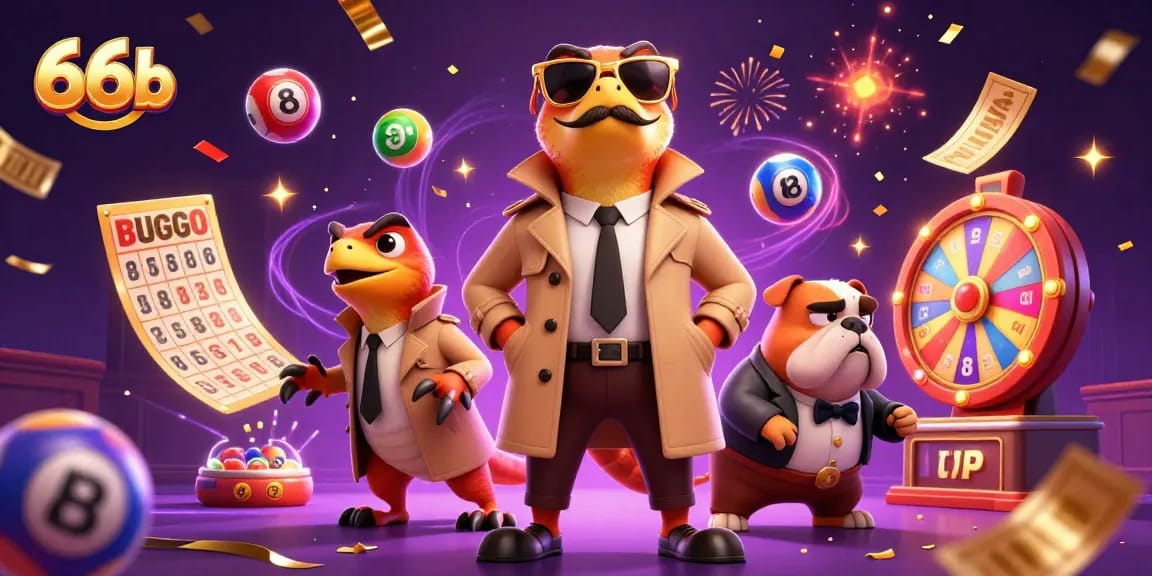 Engaging 66b raptors in trench coat enter casino, surrounded by vibrant lottery elements.