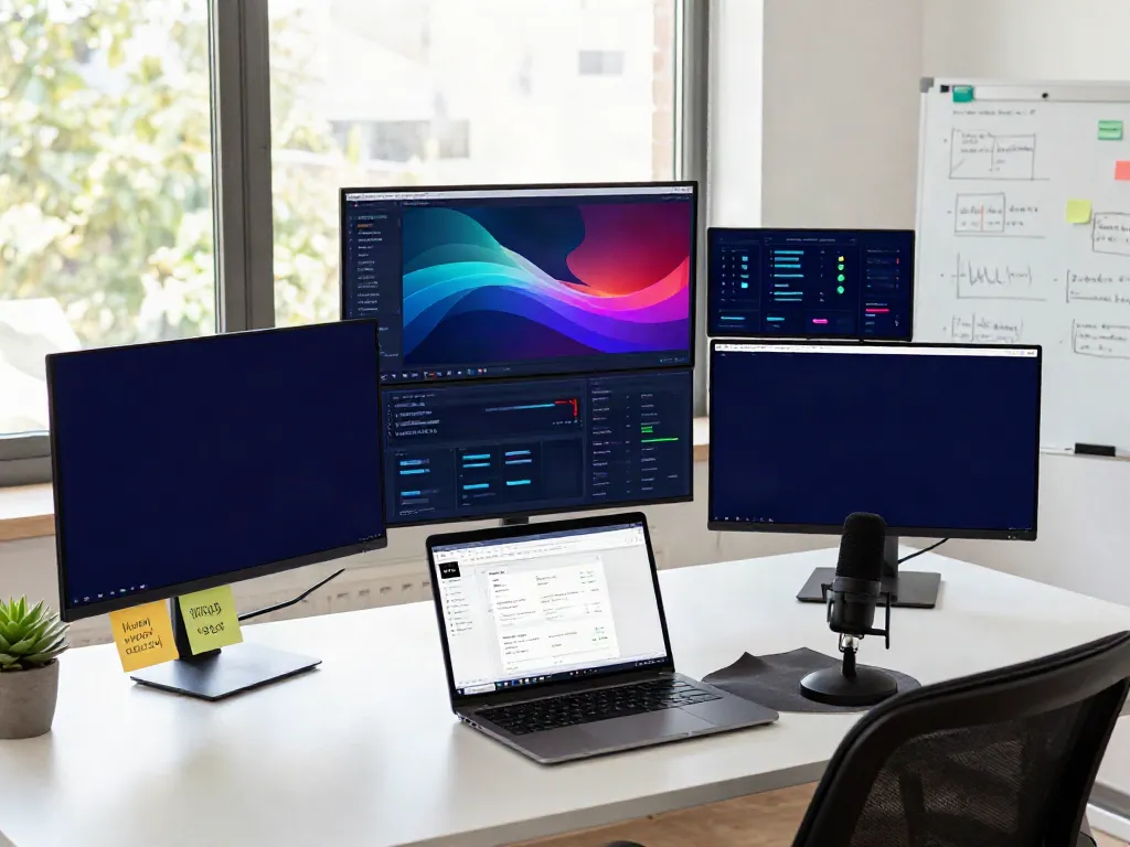 Digital marketer using instant indexing tools in a modern workspace, analyzing website performance.