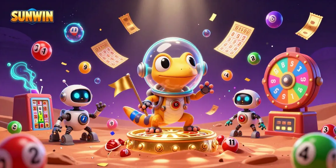 SUNWIN invites players to explore exhilarating casino games in a vibrant alien world.