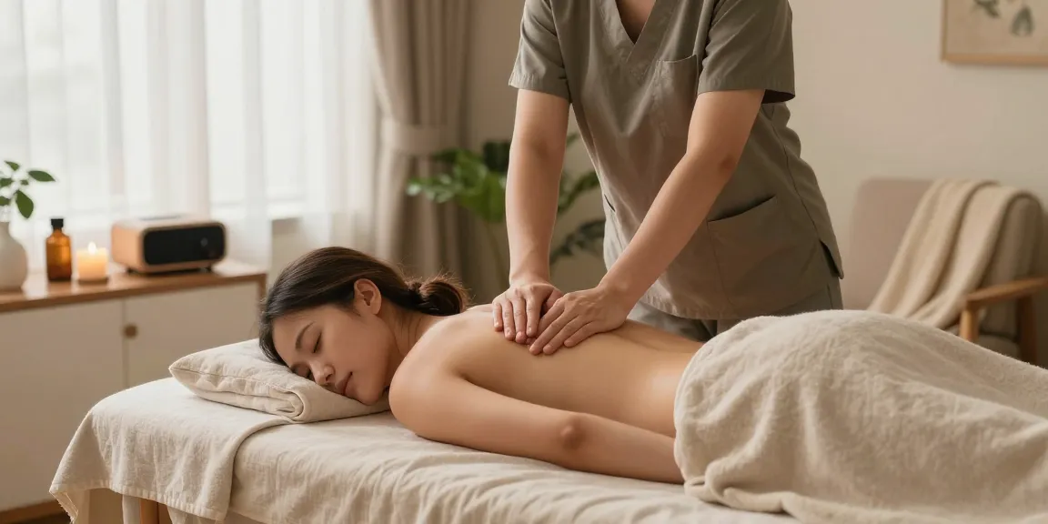 Experience 은평구출장안마 with a relaxing massage in a serene home setting.