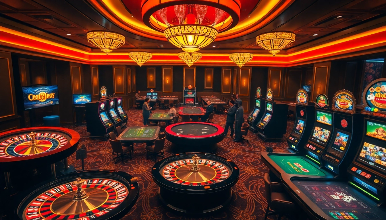 Players enjoying an immersive experience at TK88 Casino with vibrant games and thrilling action.