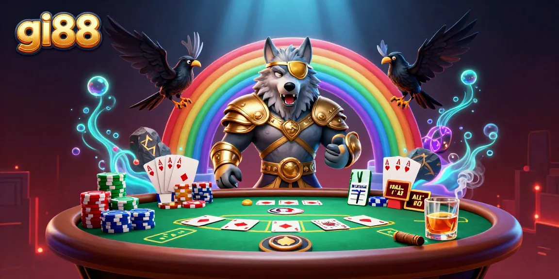 Experience thrilling gameplay at gi88 with a vibrant scene of a Norse-inspired gaming experience.