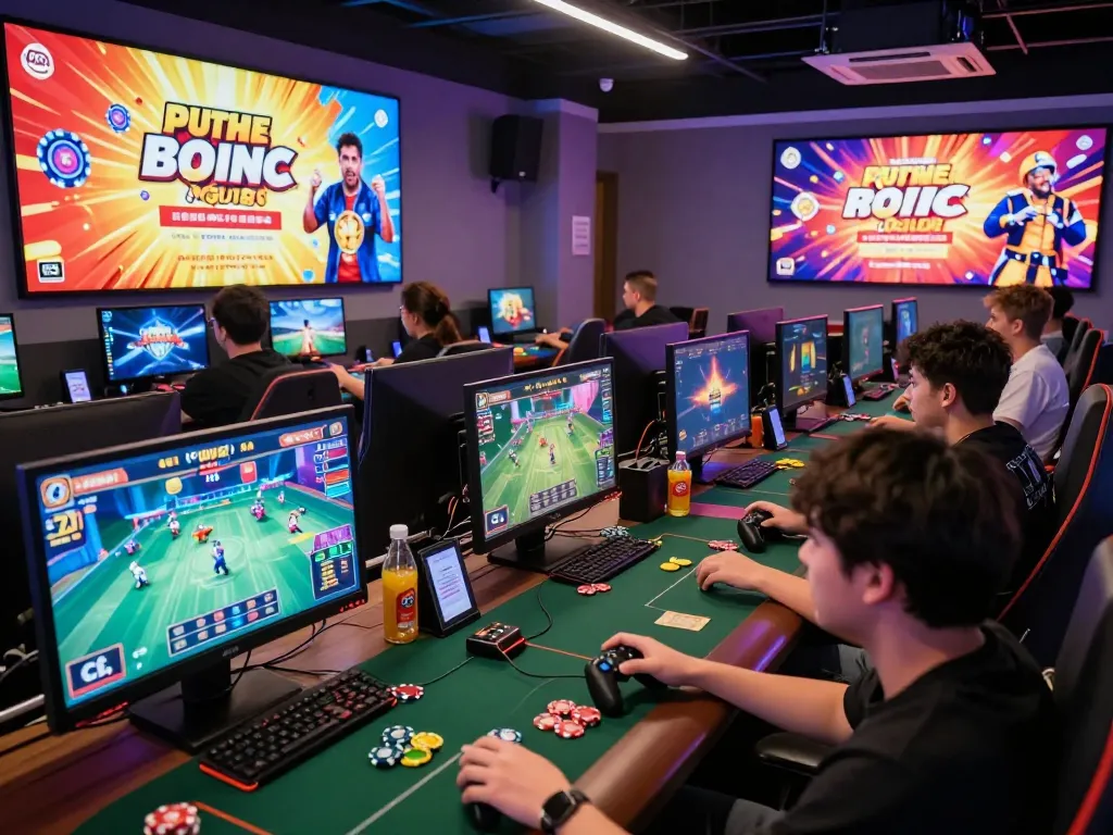 Exciting gameplay on B52 platform showcasing enthusiastic players and vibrant graphics