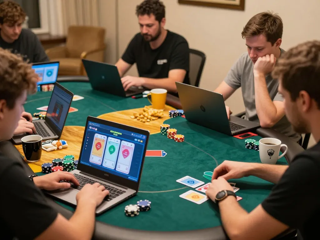 Experience thrilling online poker gameplay on BL555.COM with players strategizing and engaging.