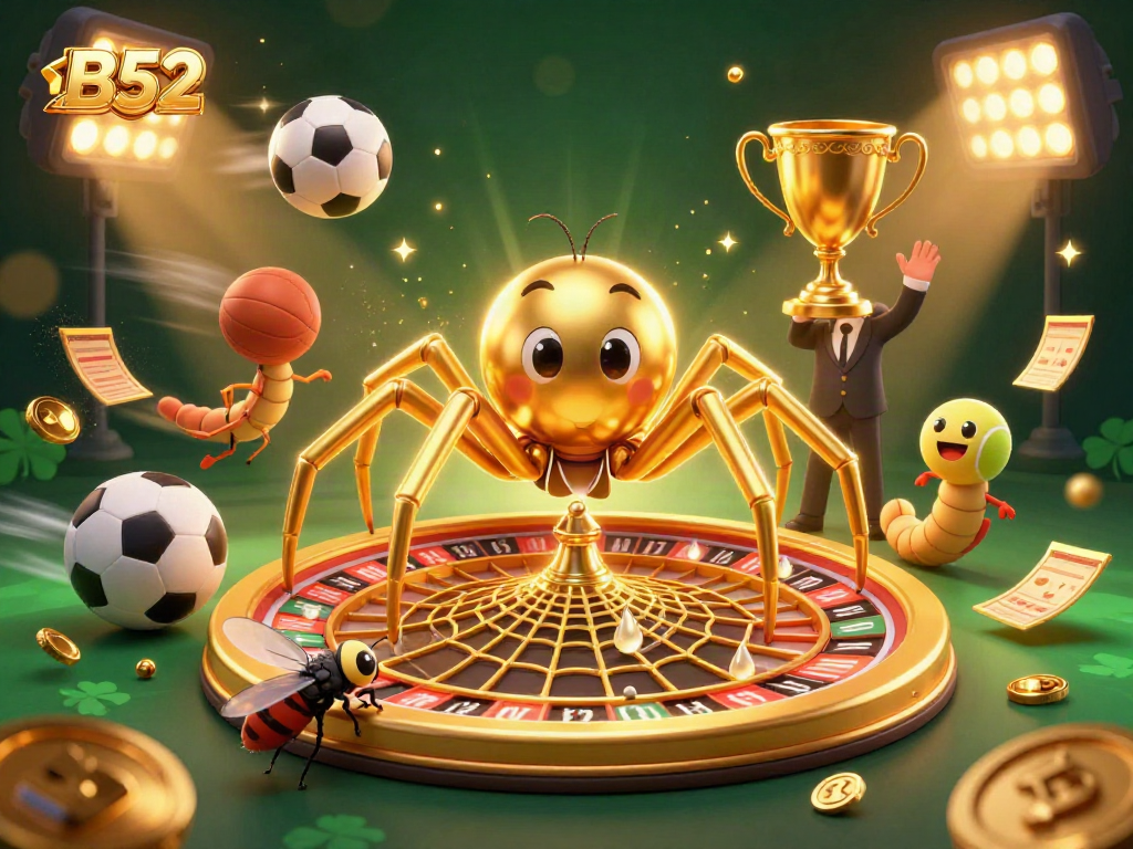 Engage in thrilling B52 bets with dynamic sports elements and a captivating casino atmosphere.