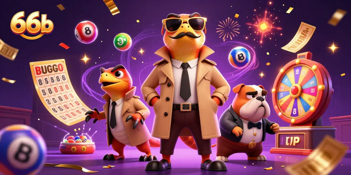 Engaging 66b raptors in trench coat enter casino, surrounded by vibrant lottery elements.