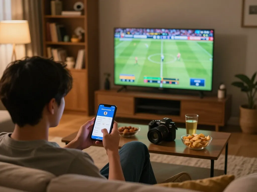 Xoilac allows sports fans to engage in live betting from a cozy home setup during matches.