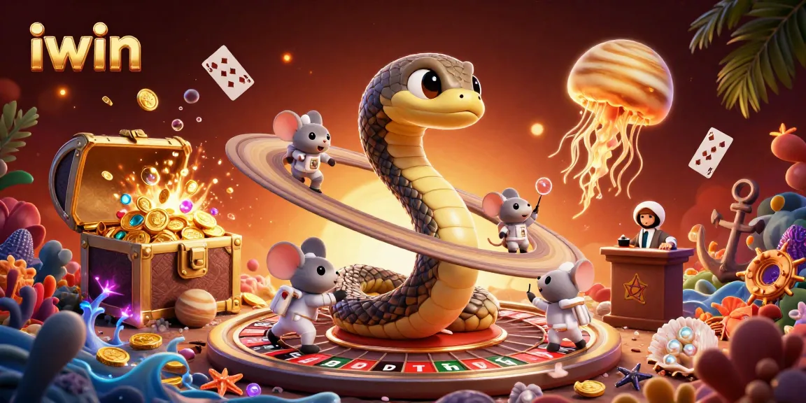 Place bets on iwin's roulette wheel featuring cosmic characters in a vibrant casino scene.