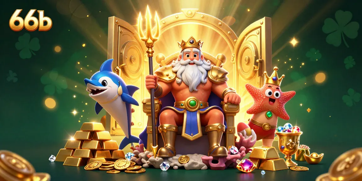 Experience thrilling wins with 66b in this ultra-detailed 3D casino scene featuring treasures and adventure.