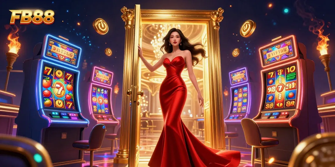 Play exciting slot games at FB88 with stunning visuals and vibrant casino atmosphere.
