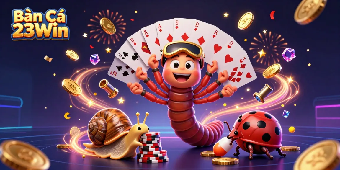 Bắn Cá 23Win showcases thrilling underwater action with vibrant game elements and captivating characters.
