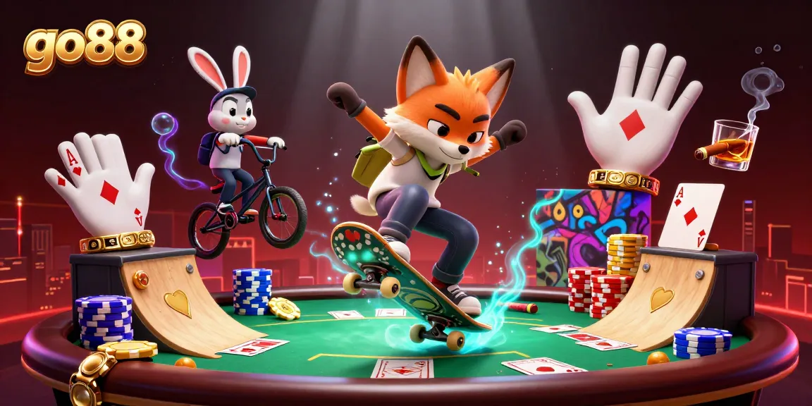 Spin the reels with go88 and experience thrilling poker adventures in this vibrant casino scene.