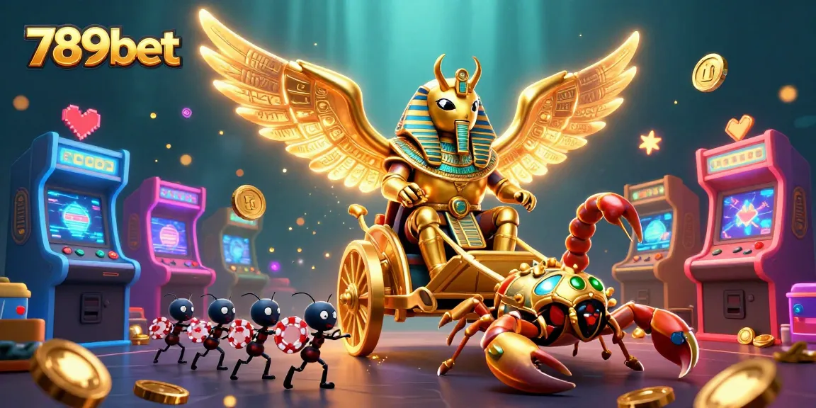 Play exciting games at 789bet, featuring vibrant characters in a rich casino-themed scene.
