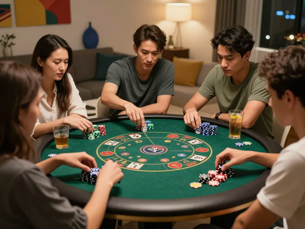 Taking part in Tài Xỉu gameplay at home with friends showcases the immersive experience of taixiuonlinego and strategic betting.