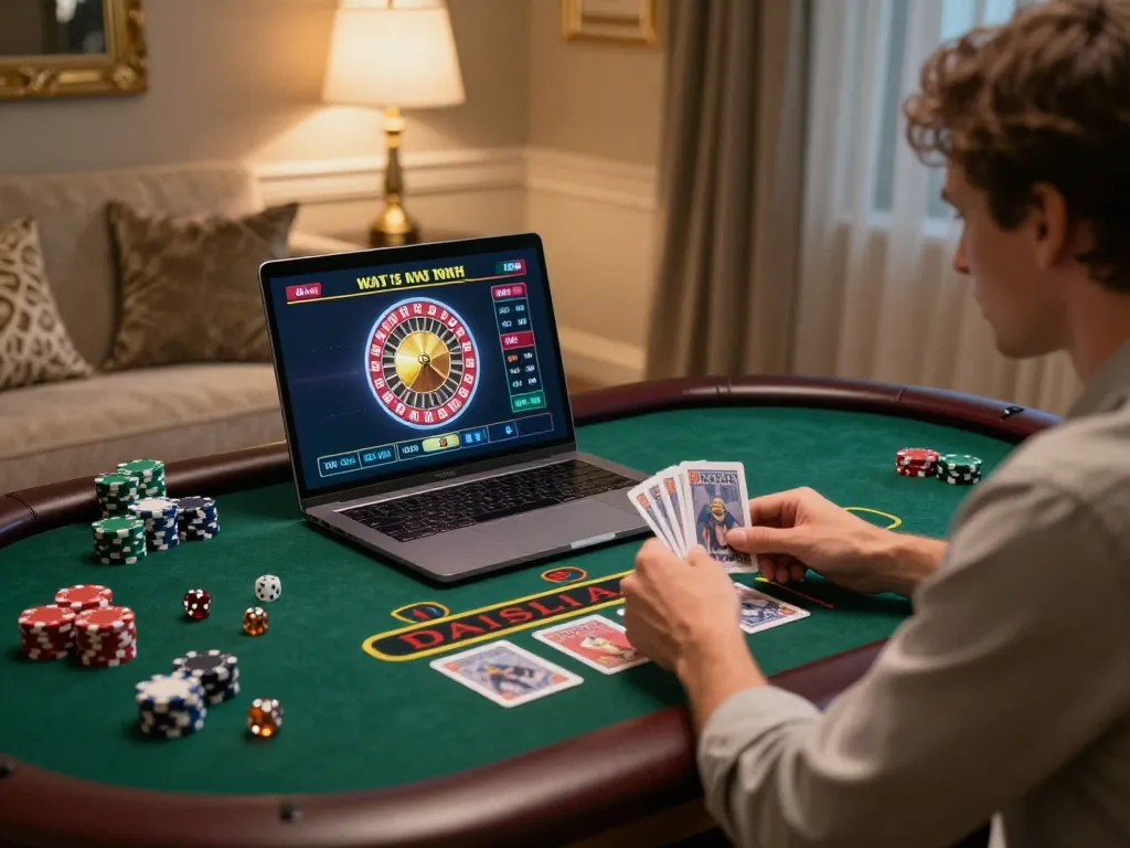 C168 player enjoying an exciting online casino game with live dealer interface.