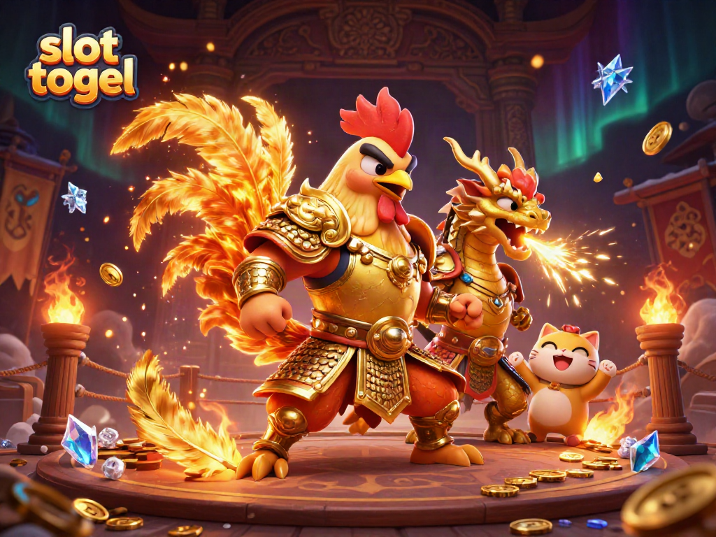 Experience the thrill of slot togel gameplay with dynamic characters and casino elements.