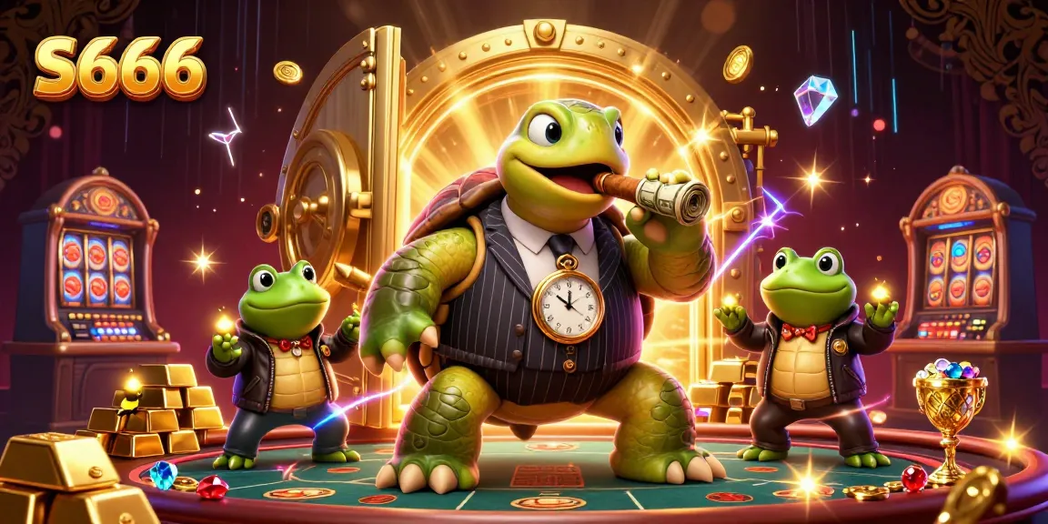 S666 offers thrilling casino experiences with lively cartoon characters and sparkling treasures.