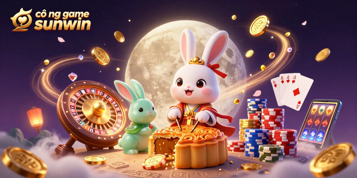 Join the action at cổng game sunwin with vibrant characters and dynamic elements in this lively casino scene.