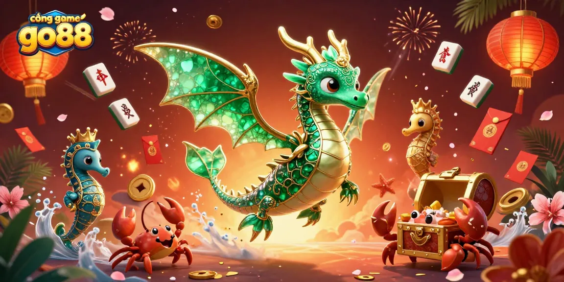Immerse in the cổng game go88 scene with vibrant characters and rich casino elements.