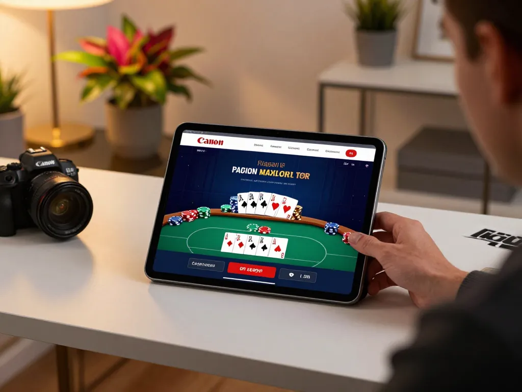Player immerses in exciting online poker gaming experience at home, showcasing rachit's strategic gameplay atmosphere.