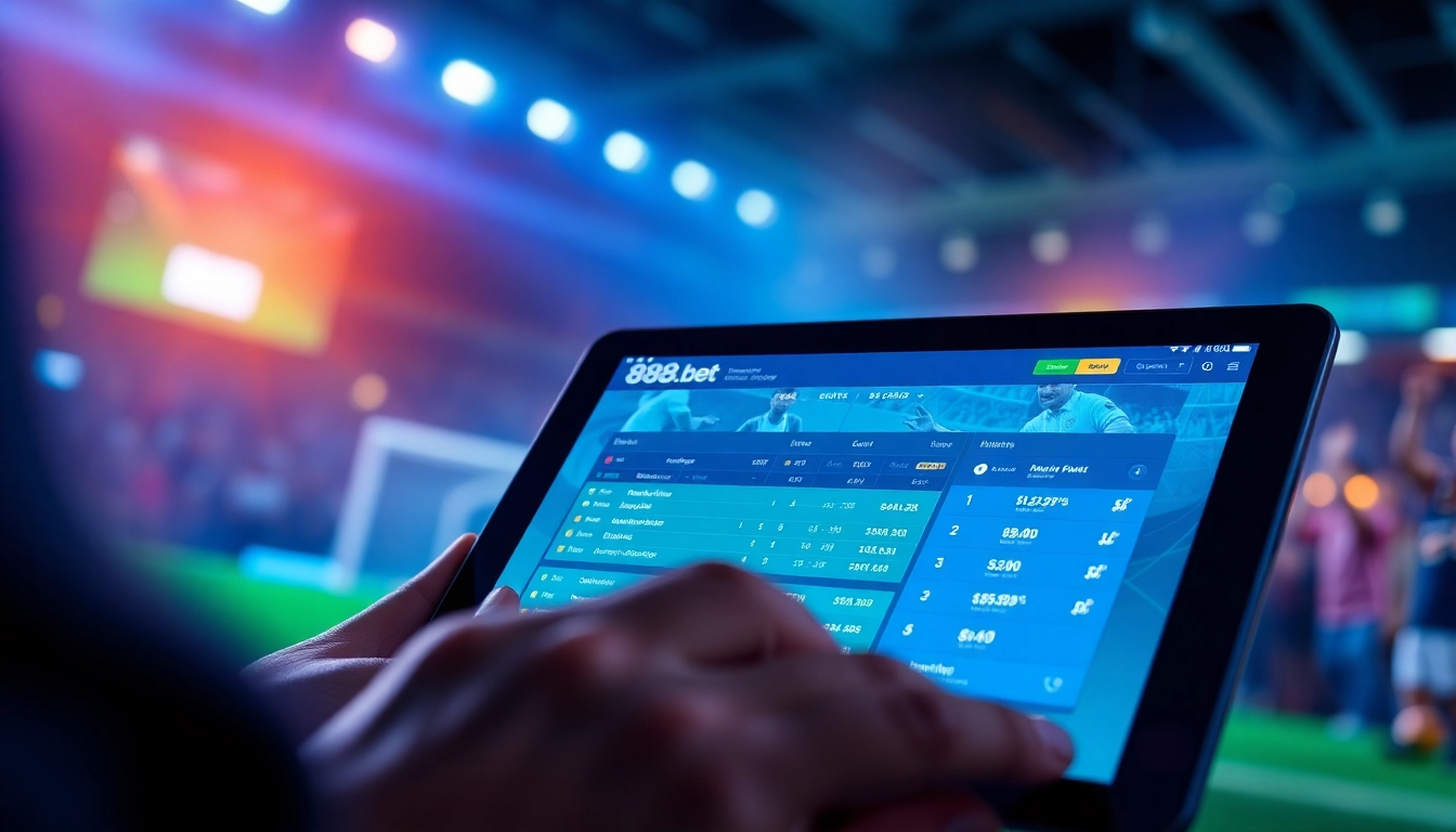 Dynamic sports betting display on 888b.bet with sleek digital device interface