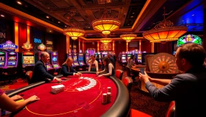 Experience thrilling gameplay at 88nn's luxurious online casino with vibrant games and enthusiastic players.