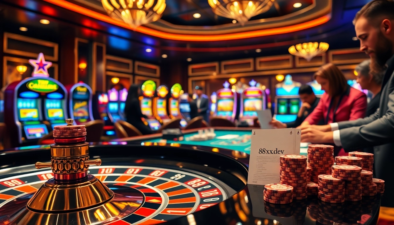 Experience the thrill of gaming at 88xx.dev with exciting roulette and poker action.