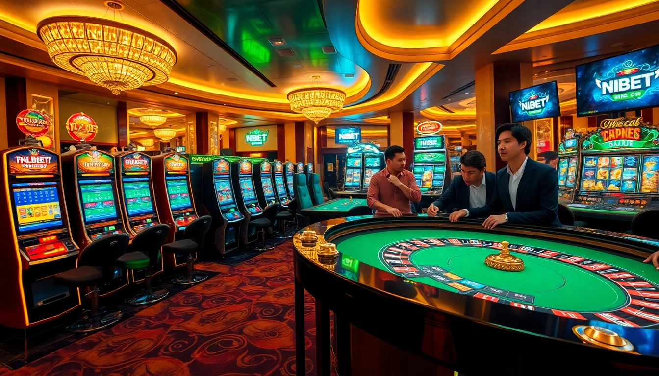 Experience the excitement at Nhà Cái NBET with vibrant slot machines and thrilling poker games.