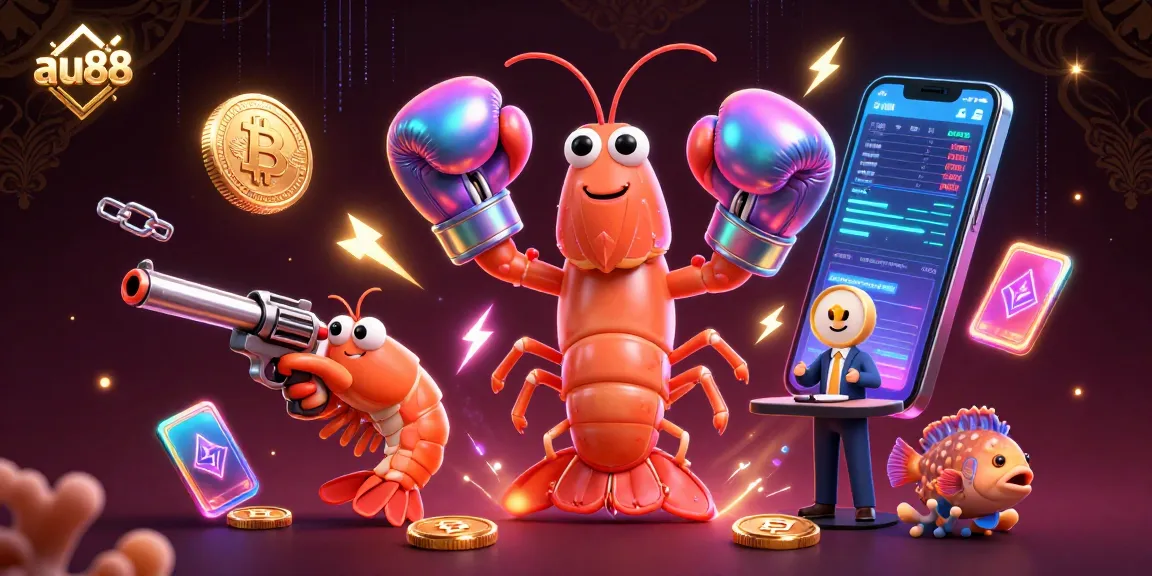 Engage in thrilling action at au88 with vibrant cartoon characters showcasing exciting crypto casino gameplay.